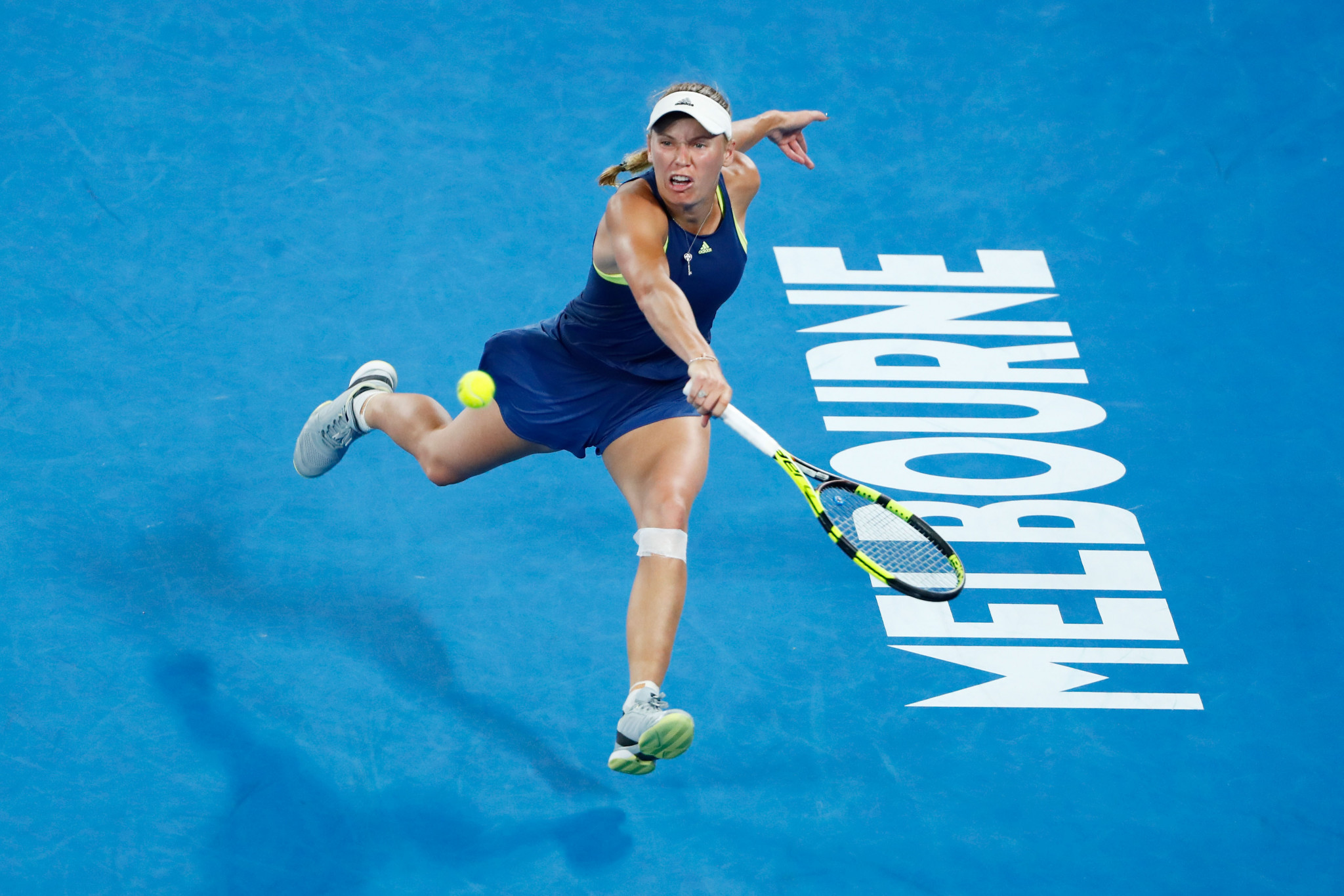 Caroline Wozniacki and Simona Halep were both bidding for their first Grand Slam crown