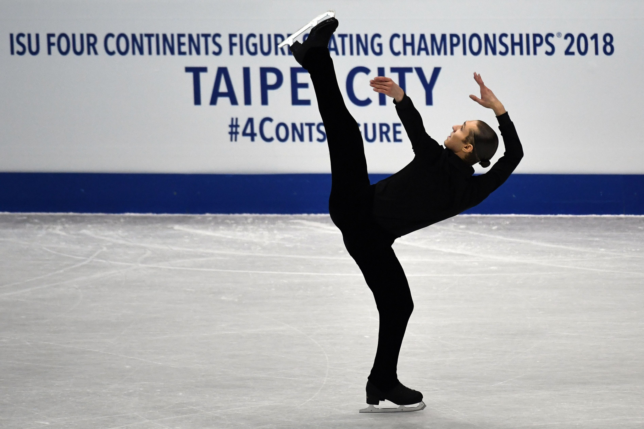 Jason Brown of the United States took bronze in the men's competition at the ISU Four Continents Figure Skating Championships in Taipei ©Getty Images