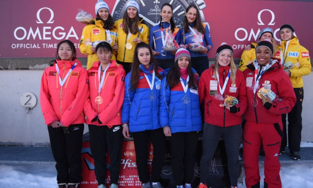 The women's bobsleigh crown was claimed by Romania ©IBSF