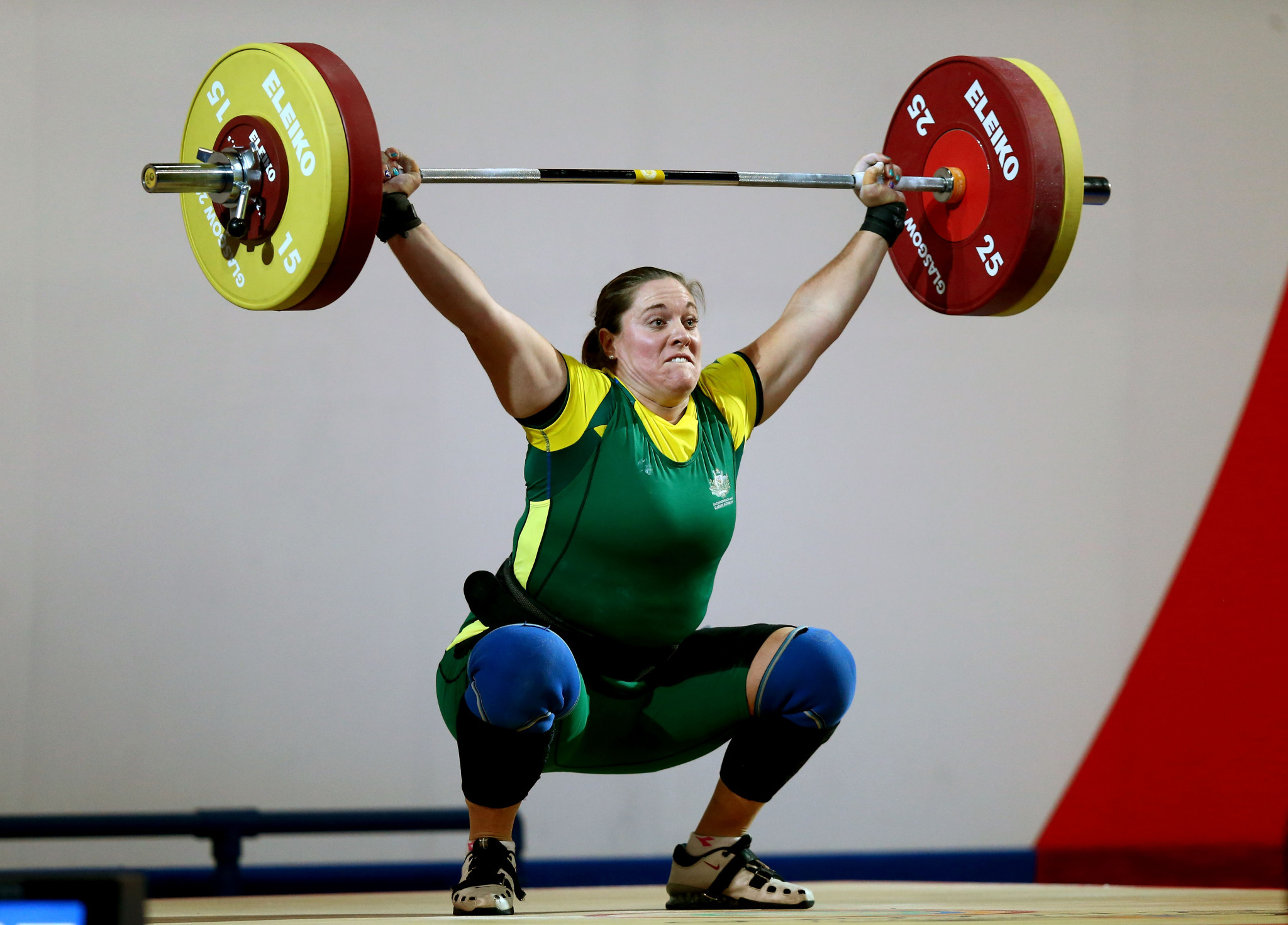 Melbourne 2006 gold medallist Deborah Acason is among the 16 Australian weightlifters selected to represent the host nation ©Getty Images
