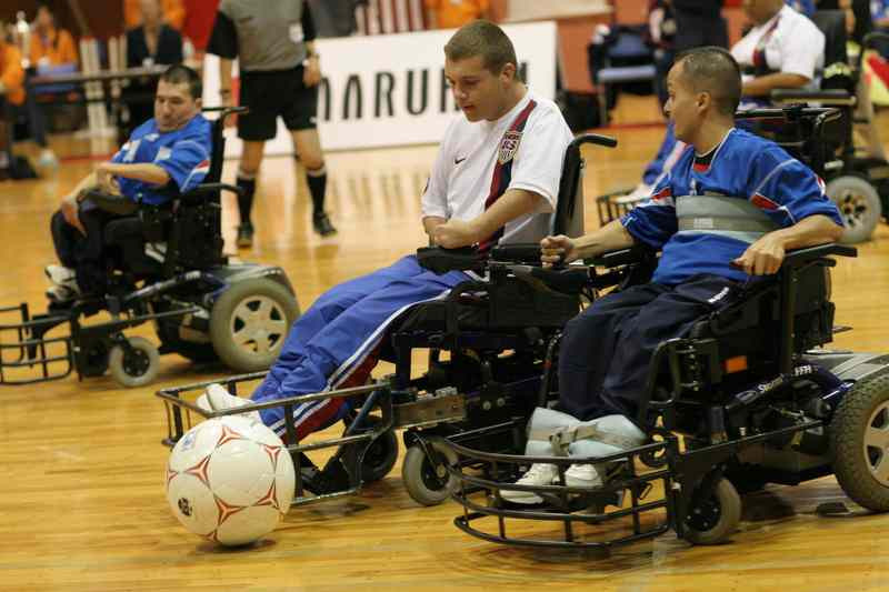 Powerchair football could become a Paralympic sport for the first time at Paris 2024 ©Getty Images