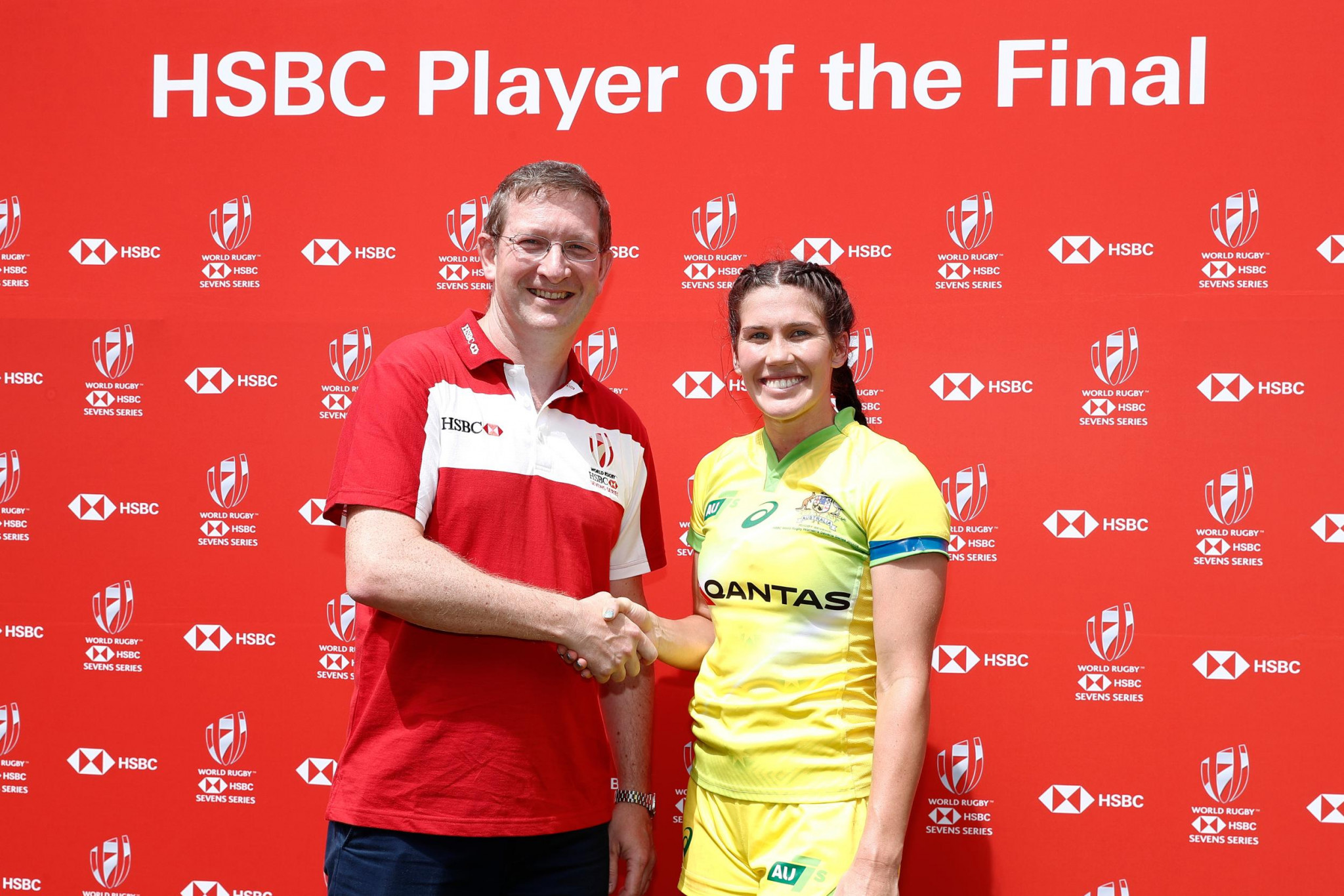 Australia's Charlotte Caslick was voted player of the final as her side went through the tournament unbeaten and without conceding a try and extended their lead in the Women's Seven Series ©World Rugby