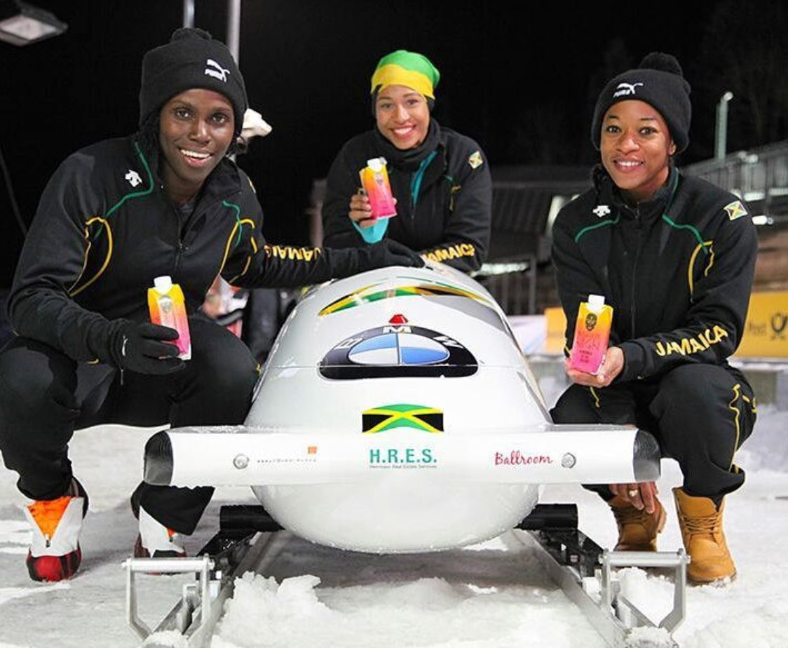 Jamaica have qualified for the women's Olympic bobsleigh competition for the first time ©Twitter