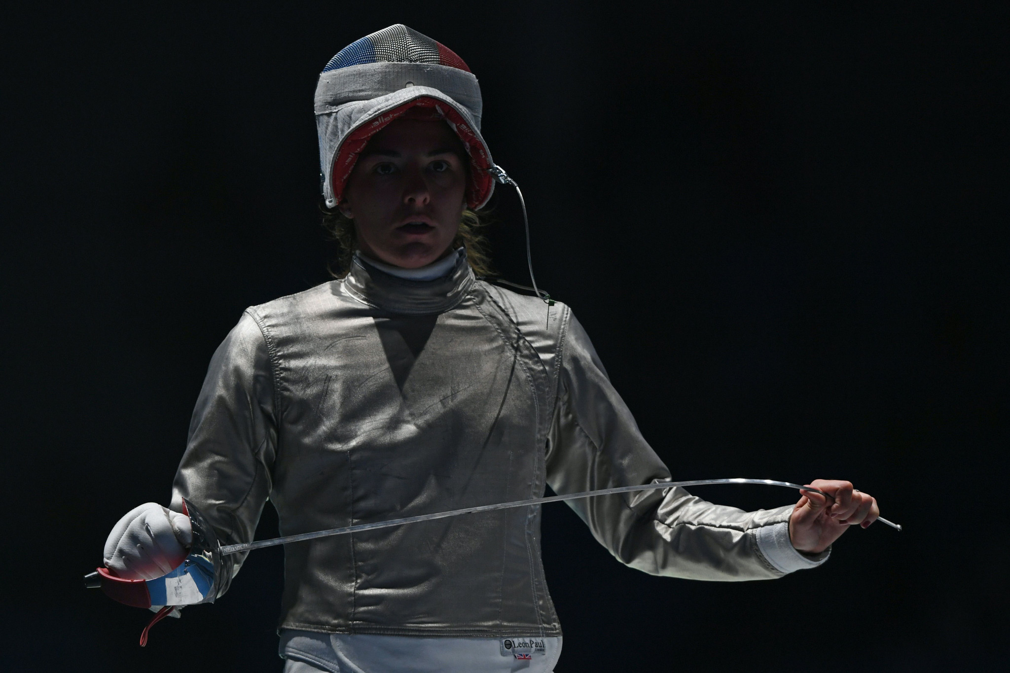 Charlotte Lembach led France to team gold at the Baltimore Sabre World Cup ©Getty Images