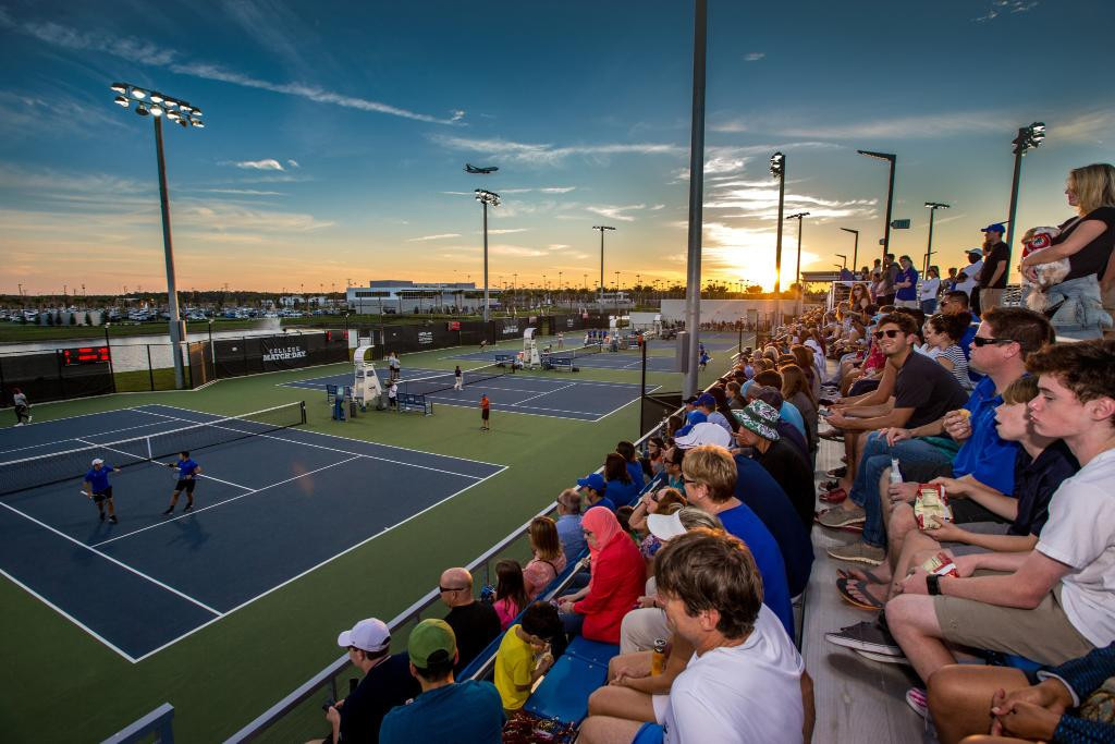 Matches are taking place at the United States Tennis Association National Campus ©USTA