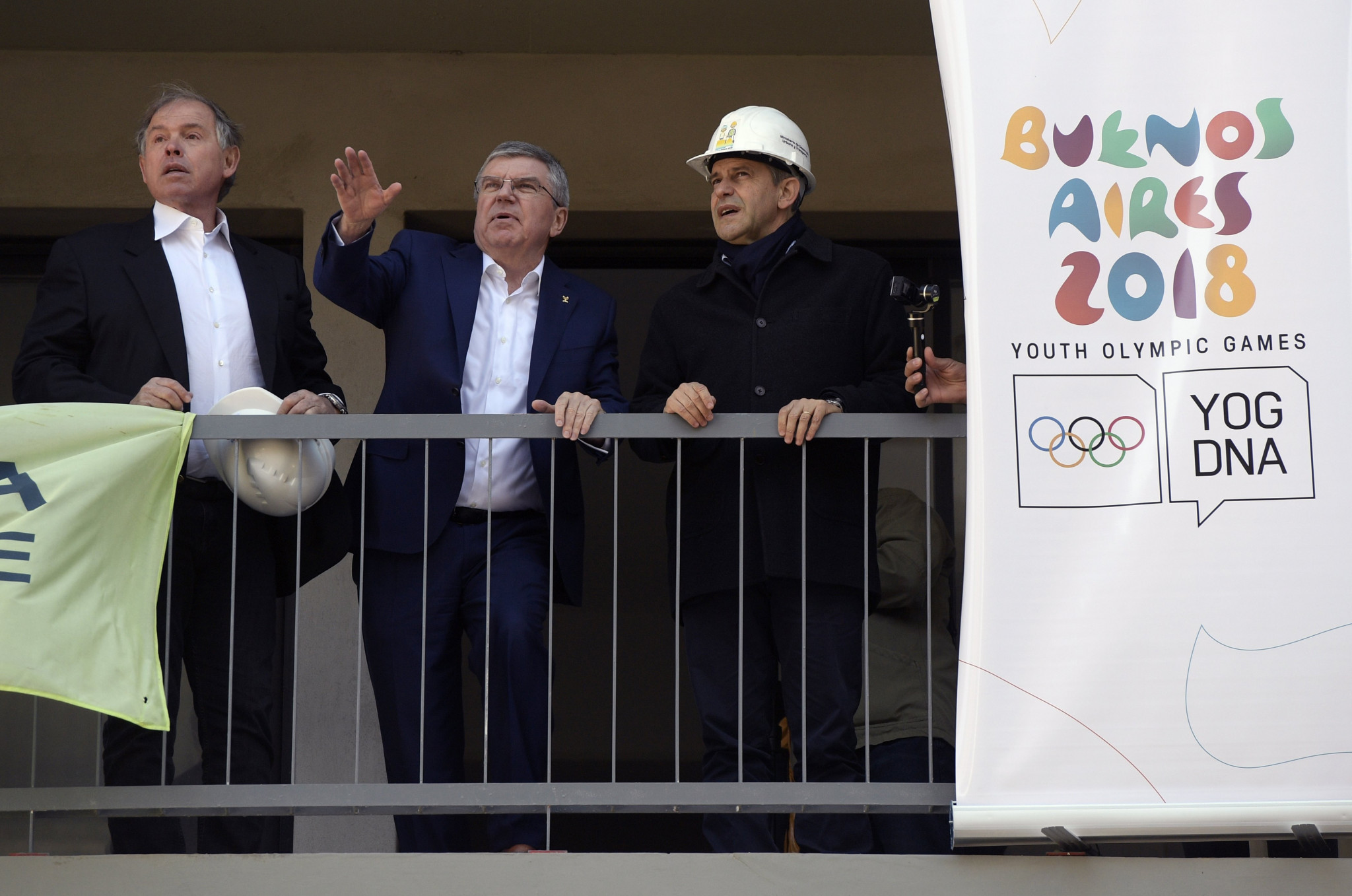 IOC President Thomas Bach visited Buenos Aires in April 2017 to check on preparations for the 2018 Summer Youth Olympic Games ©Getty Images
