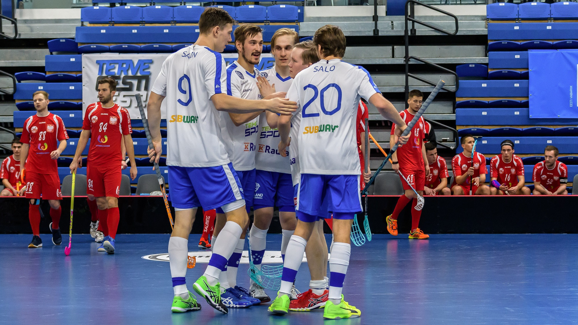 Finland crush Poland as reigning champions begin bid to qualify for Men's World Floorball Championships
