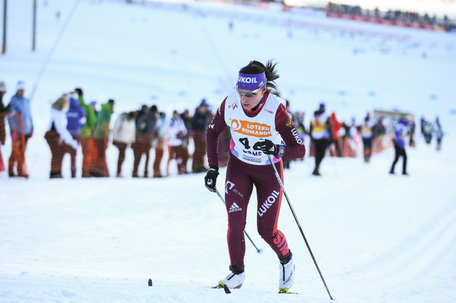Yana Kirpichenko finished almost 14 seconds ahead of the chasing pack ©JWSC