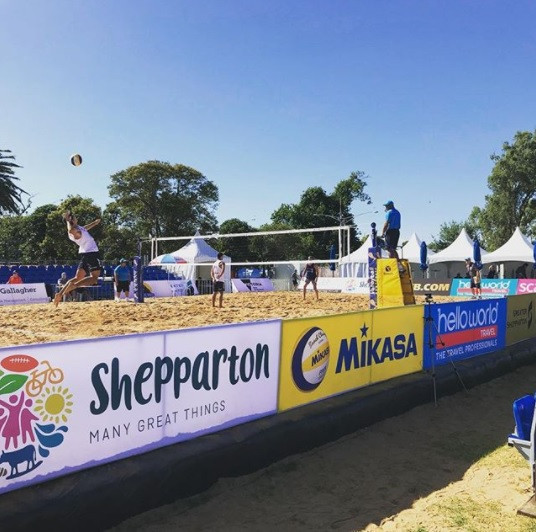 Shepparton hosted a FIVB Beach Volleyball World Tour in March 2017 ©cdembowski/Instagram