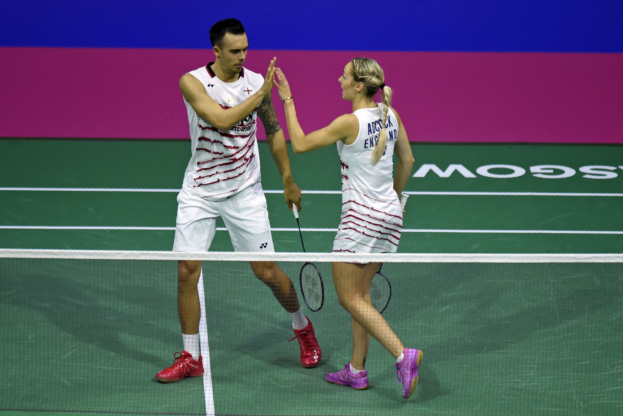 Chris and Gabby Adcock will receive funding in badminton ©Getty Images