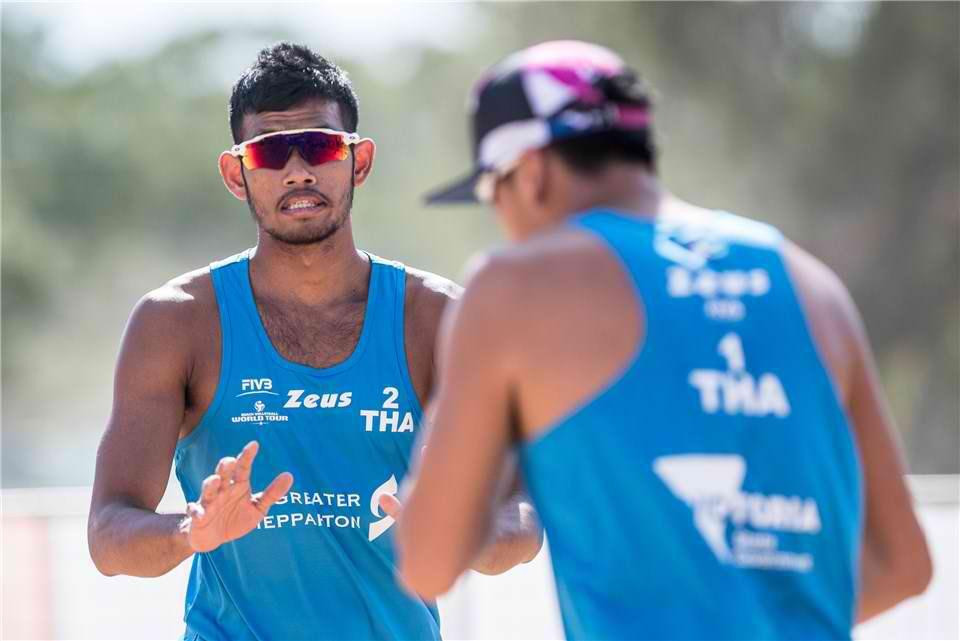 Nuttanon Inkiew and Sedtawat Padsawud currently top Pool D ©FIVB