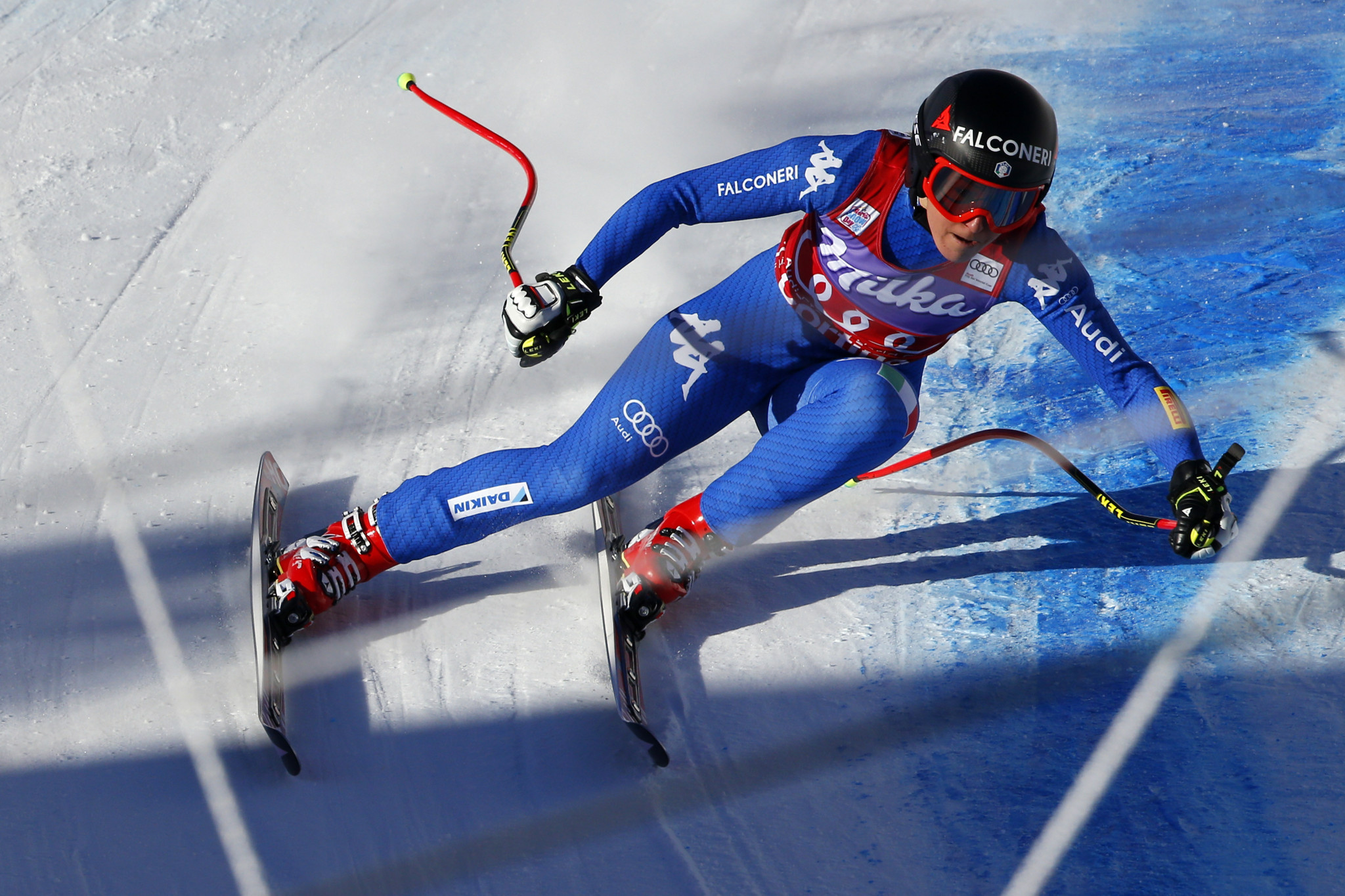 Downhill World Cup leader Sofia Goggia is due to compete ©Getty Images