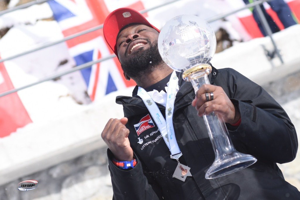 Great Britain's Corie Mapp has wrapped up the Para-Bobsleigh World Cup overall title ©IBSF/Twitter