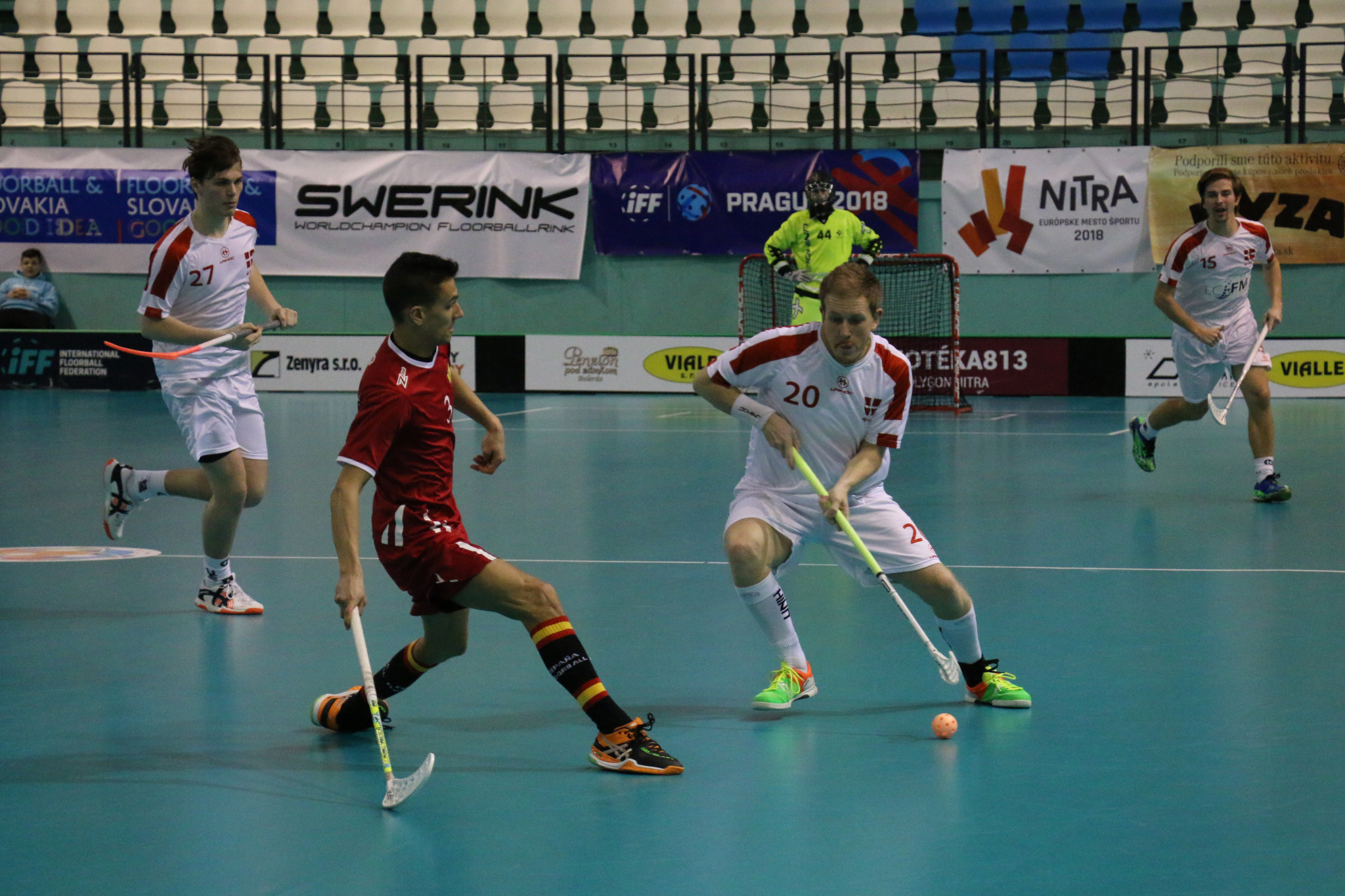 Denmark move to top of group at IFF European Floorball World Championship qualifiers