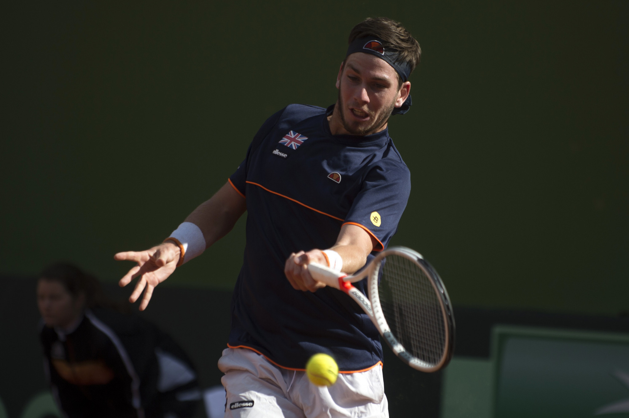 Cameron Norrie defied the odds to beat Roberto Bautista Agut and bring Great Britain back on level terms with Spain ©Getty Images