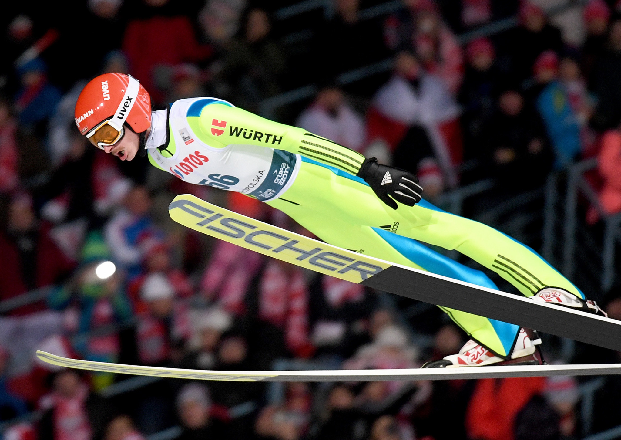 Germany's Richard Freitag finished second in qualification ©Getty Images