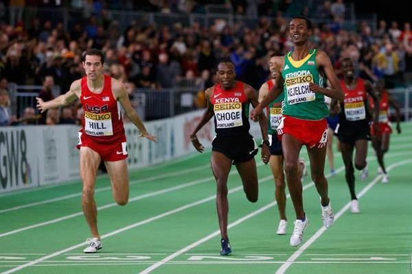 Yomif Kejelcha won the world indoor 3,000m title last year ©Getty Images