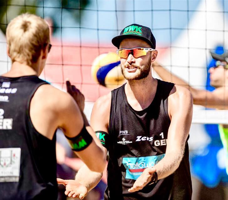 Armin Dollinger and Simon Kulzer are the only German team in the semi-finals of either the men's or women's tournament ©Beachvolleyballteam Dollinger-Kulzer/Facebook