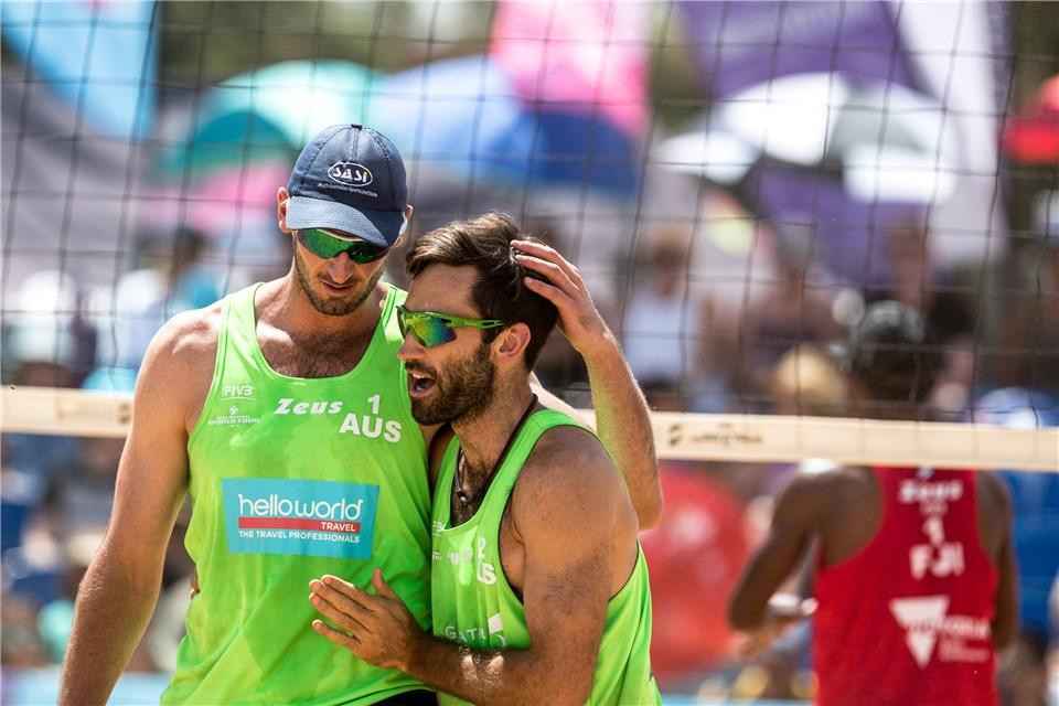 Christopher McHugh and Damien Schumann are the favourites for the tournament ©FIVB