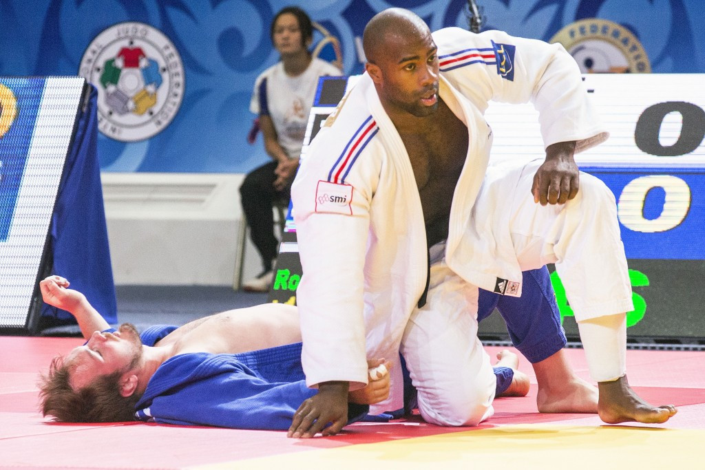 France's Teddy Riner was bidding for a record eight world title in the over 100kg event ©Getty Images