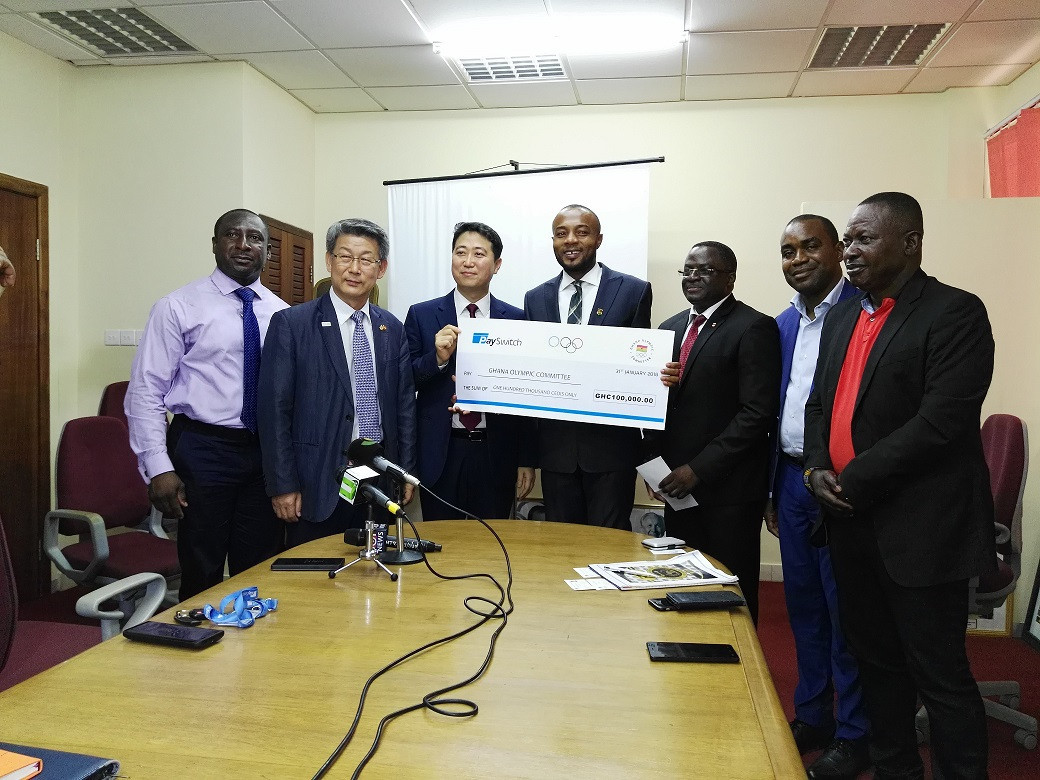 PaySwitch Company hand Ghana Olympic Committee funding boost