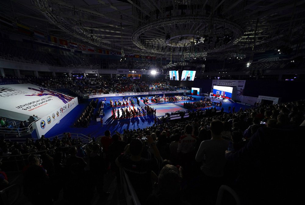 An Opening Ceremony took place on the second day of action ©WKF