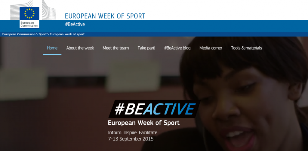 The first European Week of Sport is set to take place across 33 nations from September 7 to 13 ©European Week of Sport