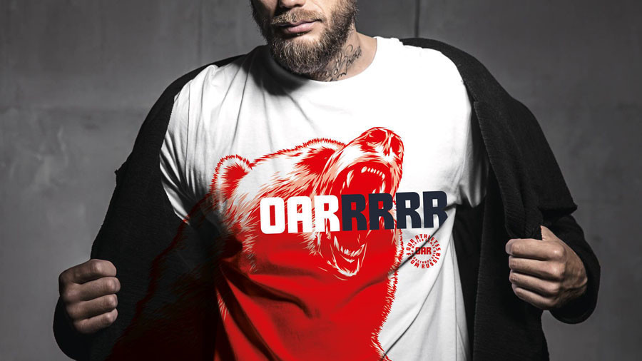 Russian branding company DDVB have created a special range of products featuring the "OAR" acronym, which stands for "Olympic Athletes from Russia" ©Facebook