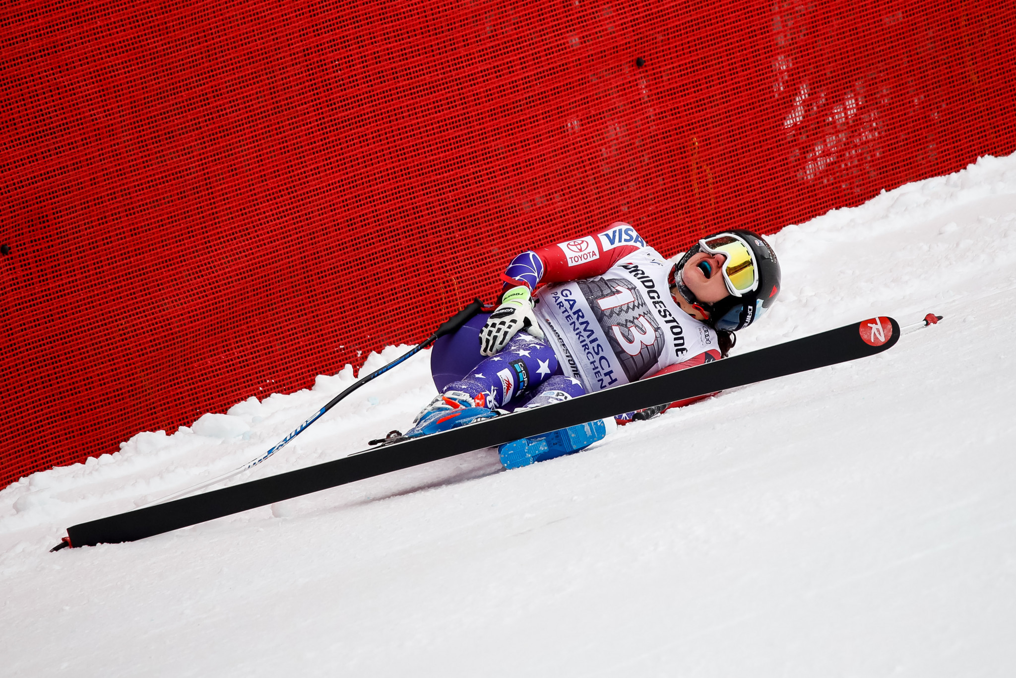 Jacqueline Wiles crashed out and will now miss the Winter Olympics ©Getty Images