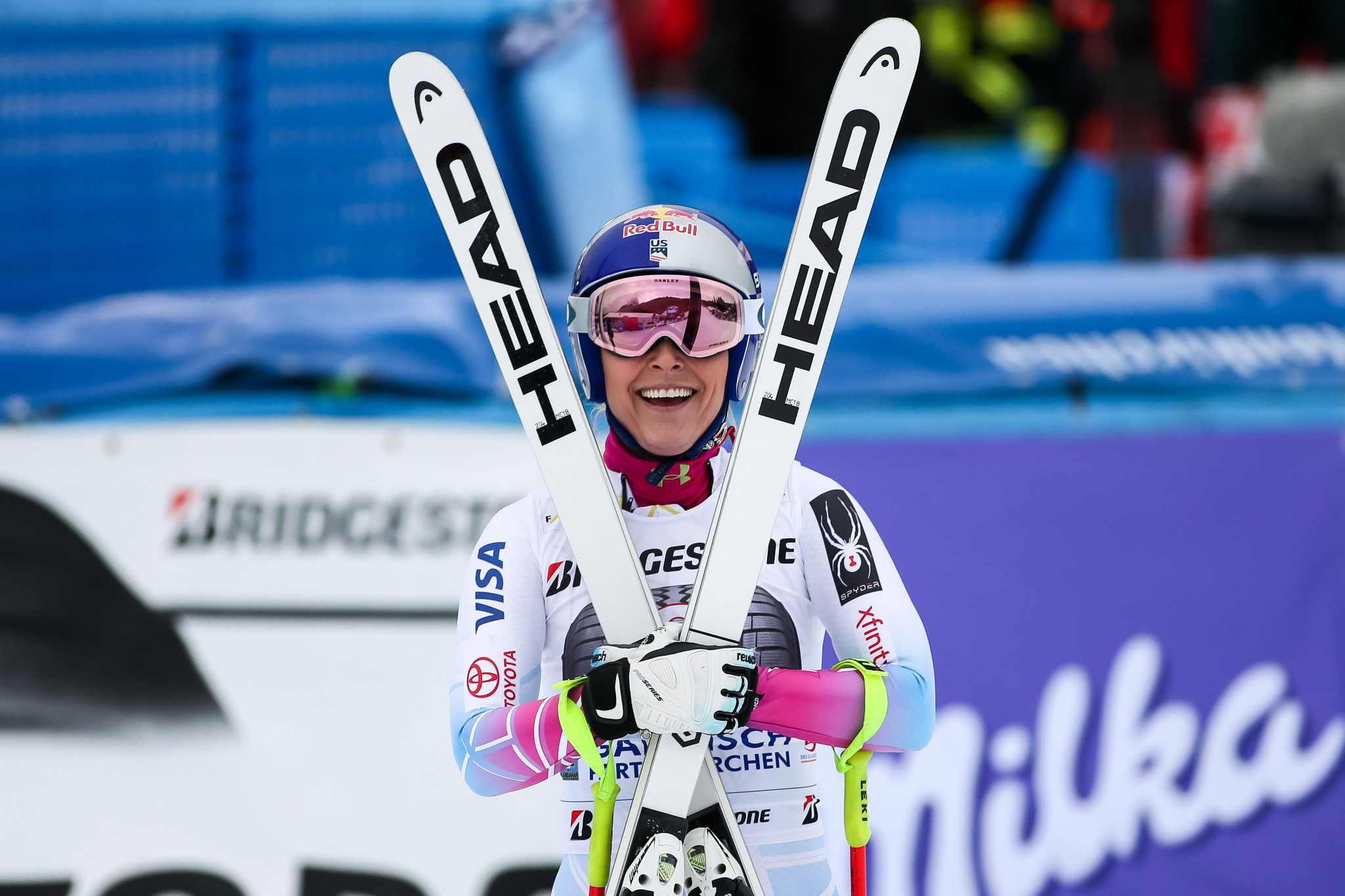 Lindsey Vonn will lead the United States downhill team at Pyeongchang 2018 ©Getty Images