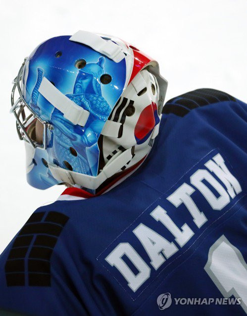 South Korea goaltender told by IOC to remove image of 16th century admiral who defeated Japan from mask