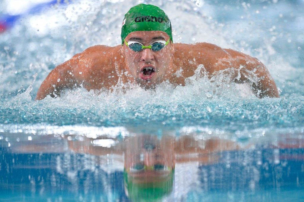 Olympic, world and European champion swimmer Chad le Clos was one of the South African athletes in attendance at the Olympic Day event 