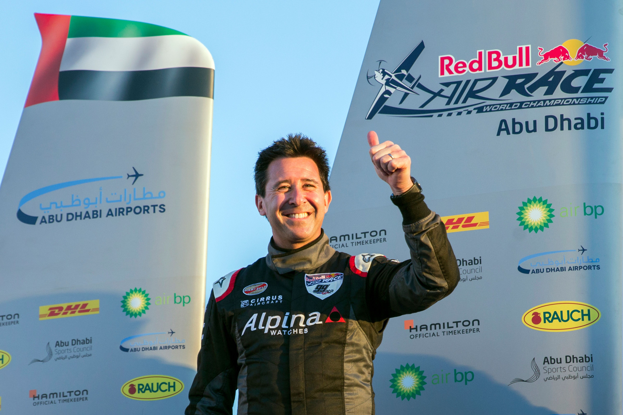 Goulian wins opening event of Red Bull Air Race World Championship in Abu Dhabi