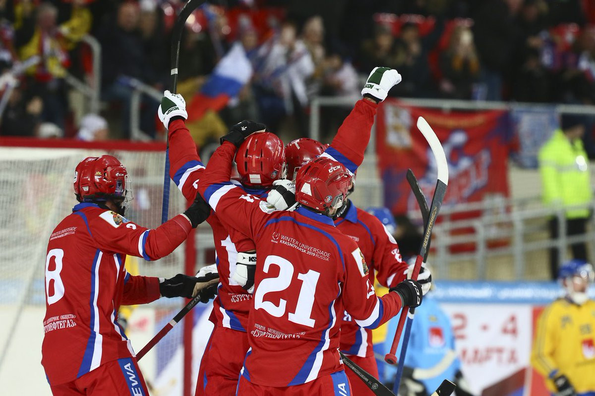 Russia also won the Men's Bandy World Championship in Khabarovsk in 2015 ©Getty Images