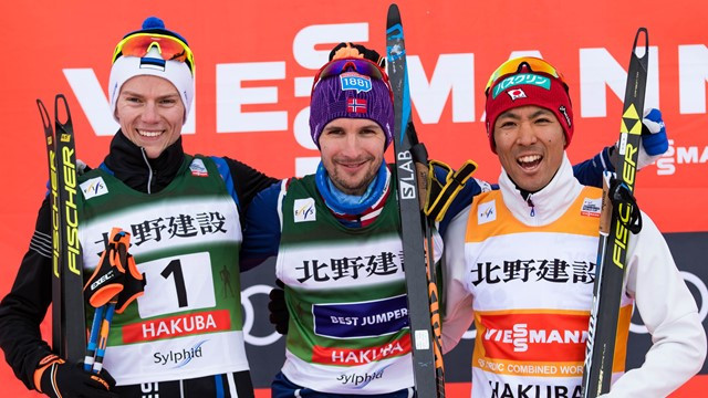 Schmid spoils Watabe's Olympic dress rehearsal at FIS Nordic Combined World Cup in Hakuba 