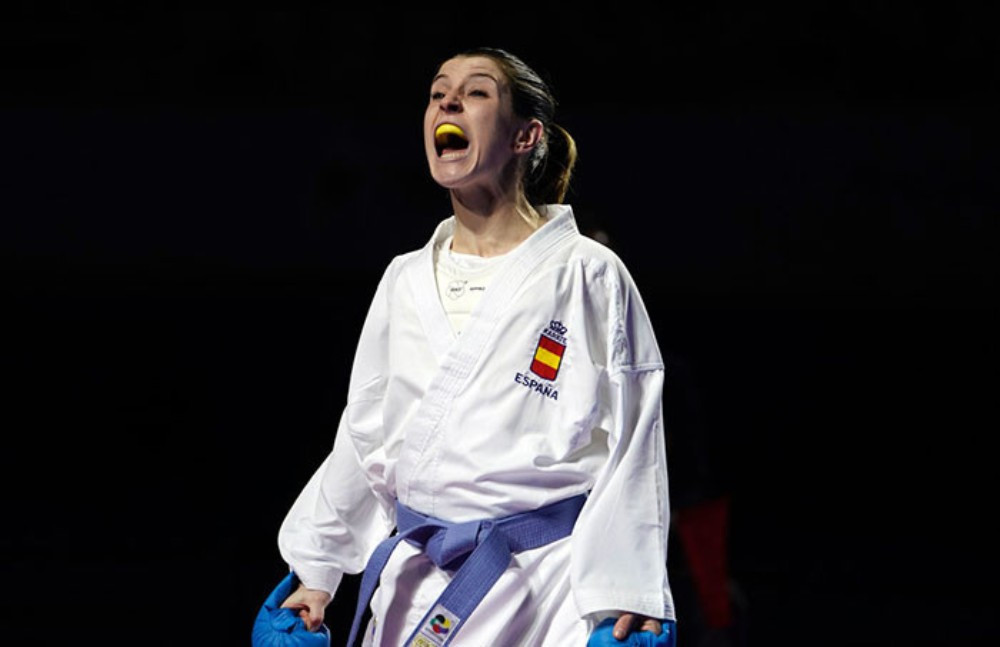 Spain's Nadia Gomez Morales added the European title to her World Championship success ©WKF