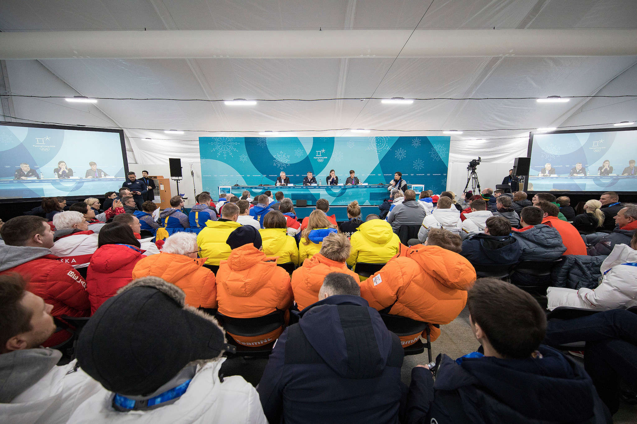 IOC officials address athletes about issues including anti-doping ©IOC/Flickr