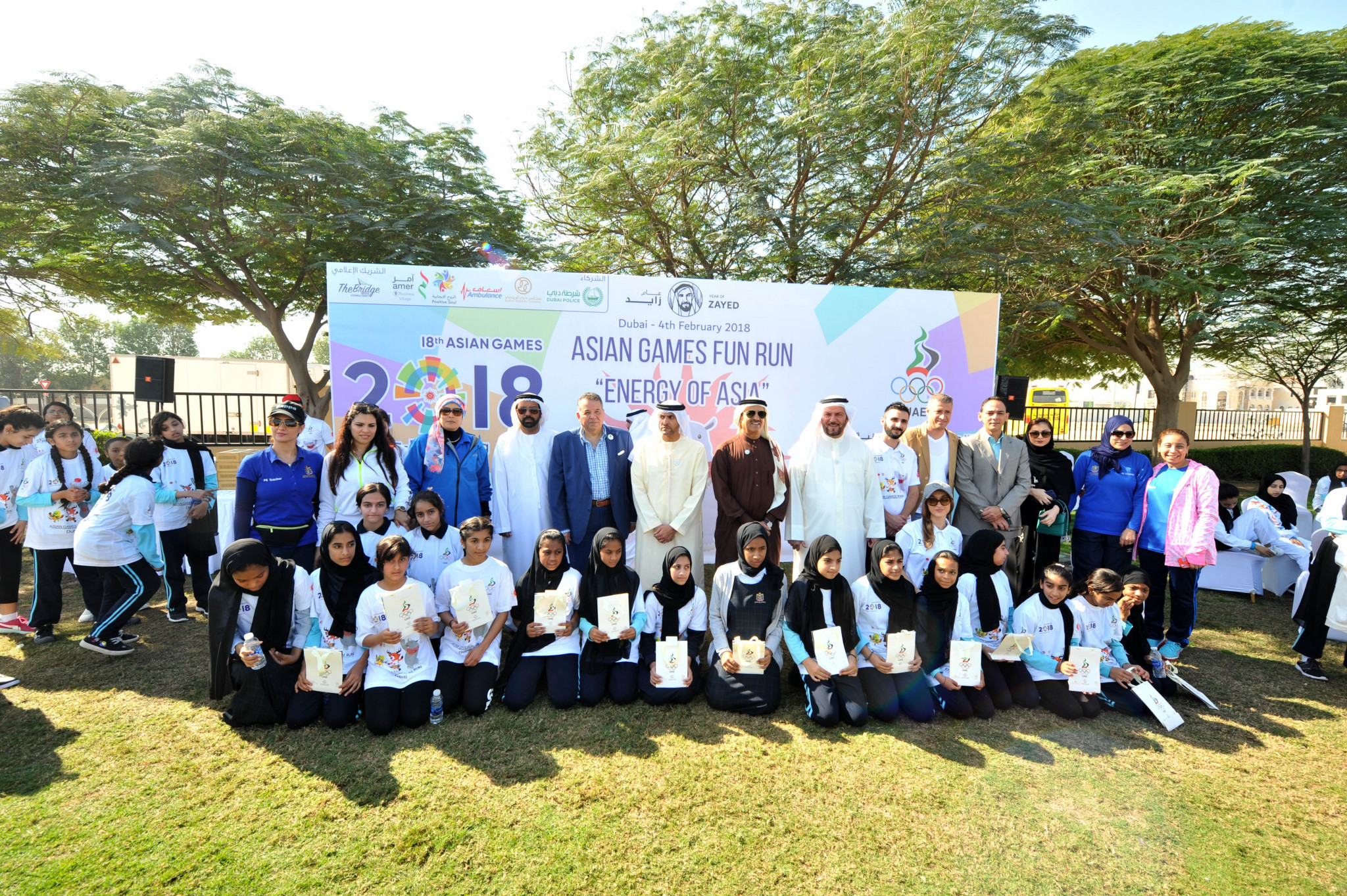 The top 30 finishers were given certificates ©UAE NOC
