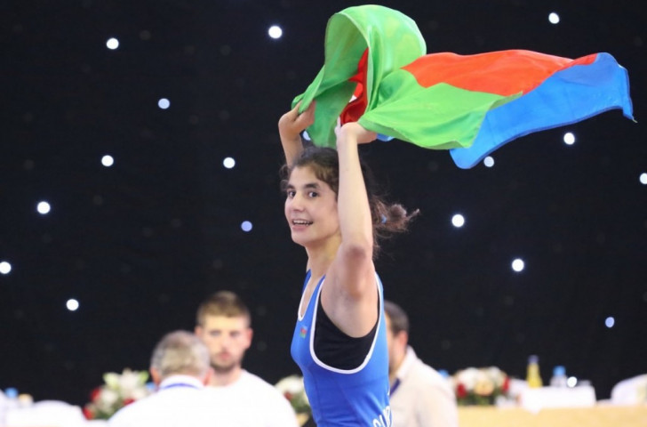 Leyla Gurbanova continued her medal rush of late by winning gold in the women's 52kg event ©UWW