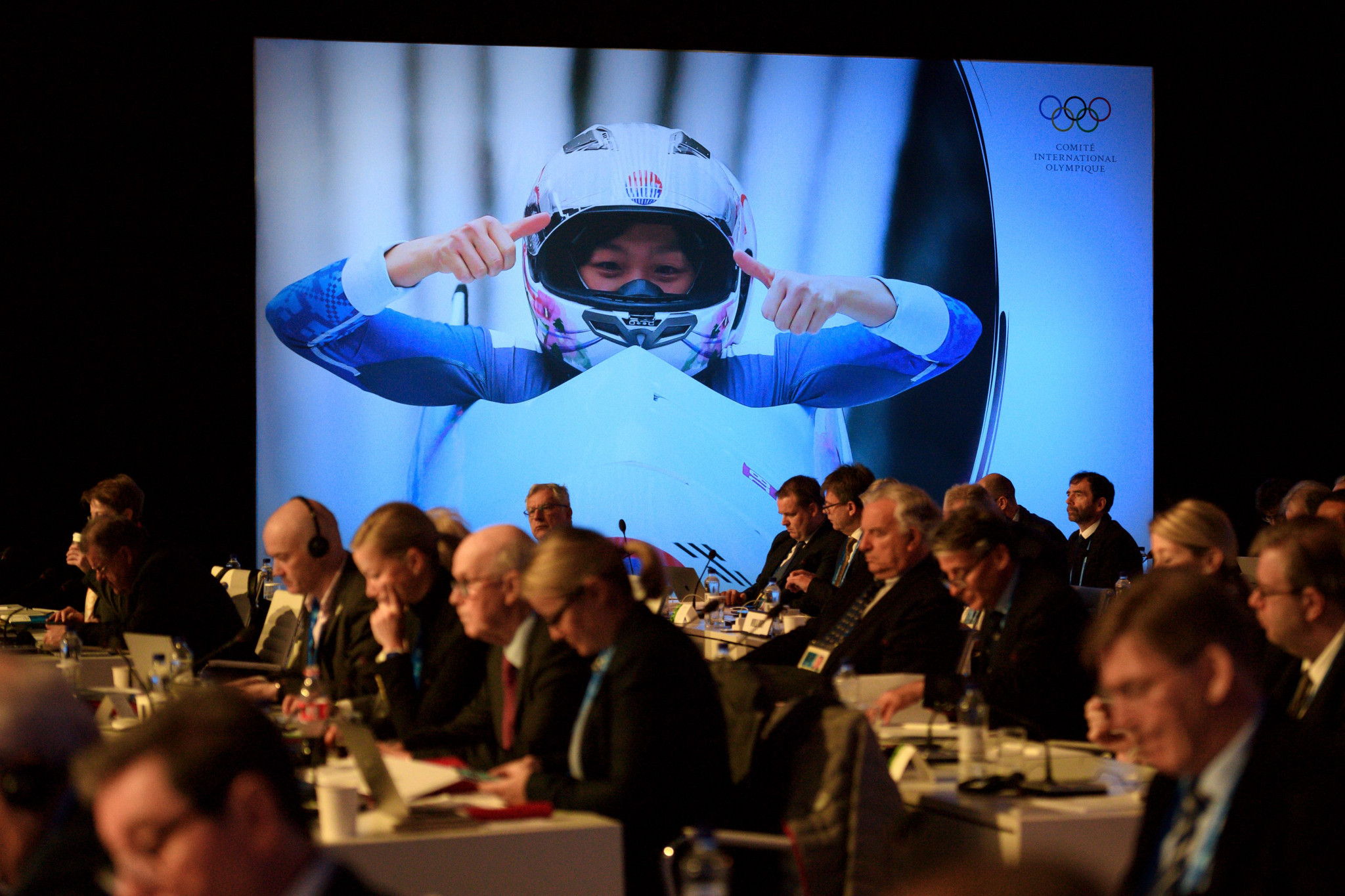 IOC members pictured during the Session today ©Getty Images