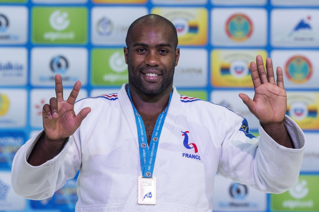 France's Teddy Riner became the first man to win eight world judo titles ©AFP/Getty Images