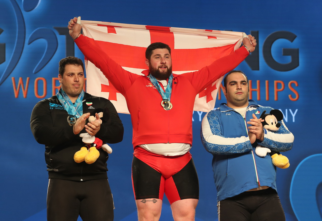 Lasha Talakhadze broke the men's over-105kg snatch and overall world records on his way to claiming a hat-trick of gold medals at the 2017 IWF World Championships ©IWF