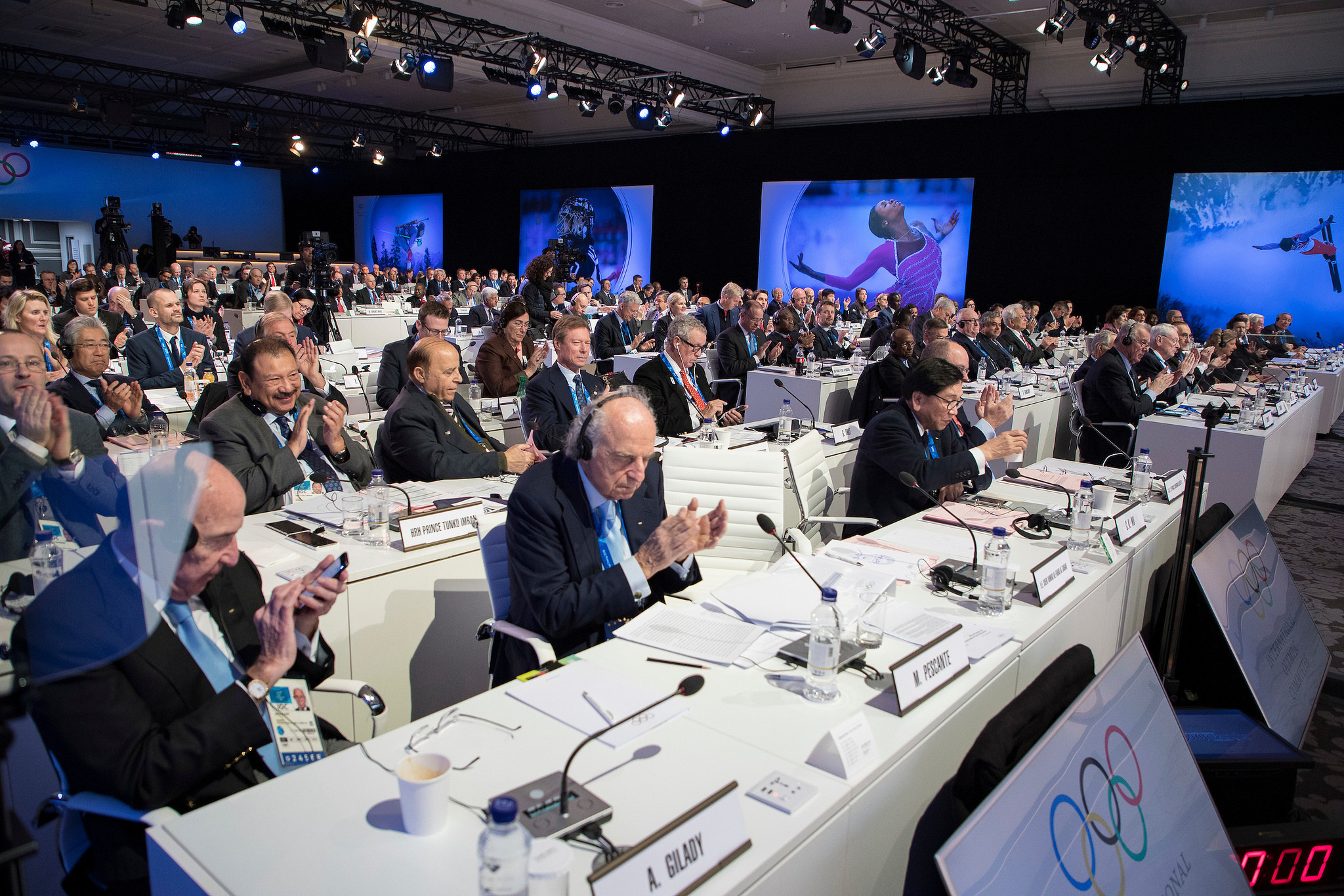 IOC members pictured during the Session today ©IOC/Flickr