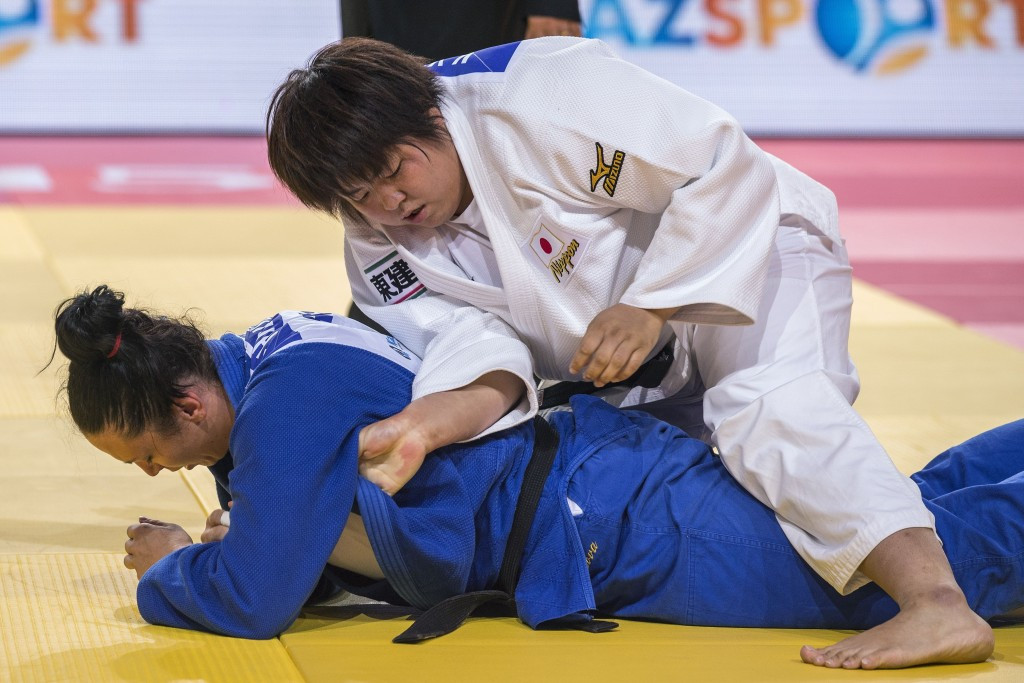 Kanae Yamabe continued Japan's success by winning bronze in the women's over 78 kilogram division ©Getty Images