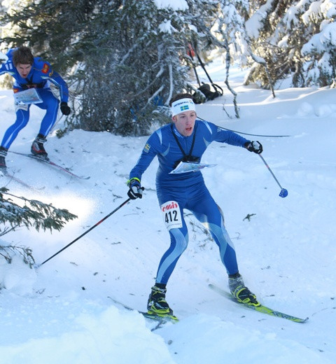 Erik Rost won the men's long-distance race in difficult conditions ©IOF