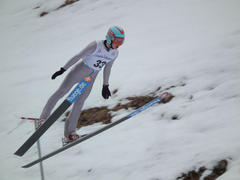 Nicolas Didier competed in both Nordic combined and ski jumping competitions ©French Ski Federation