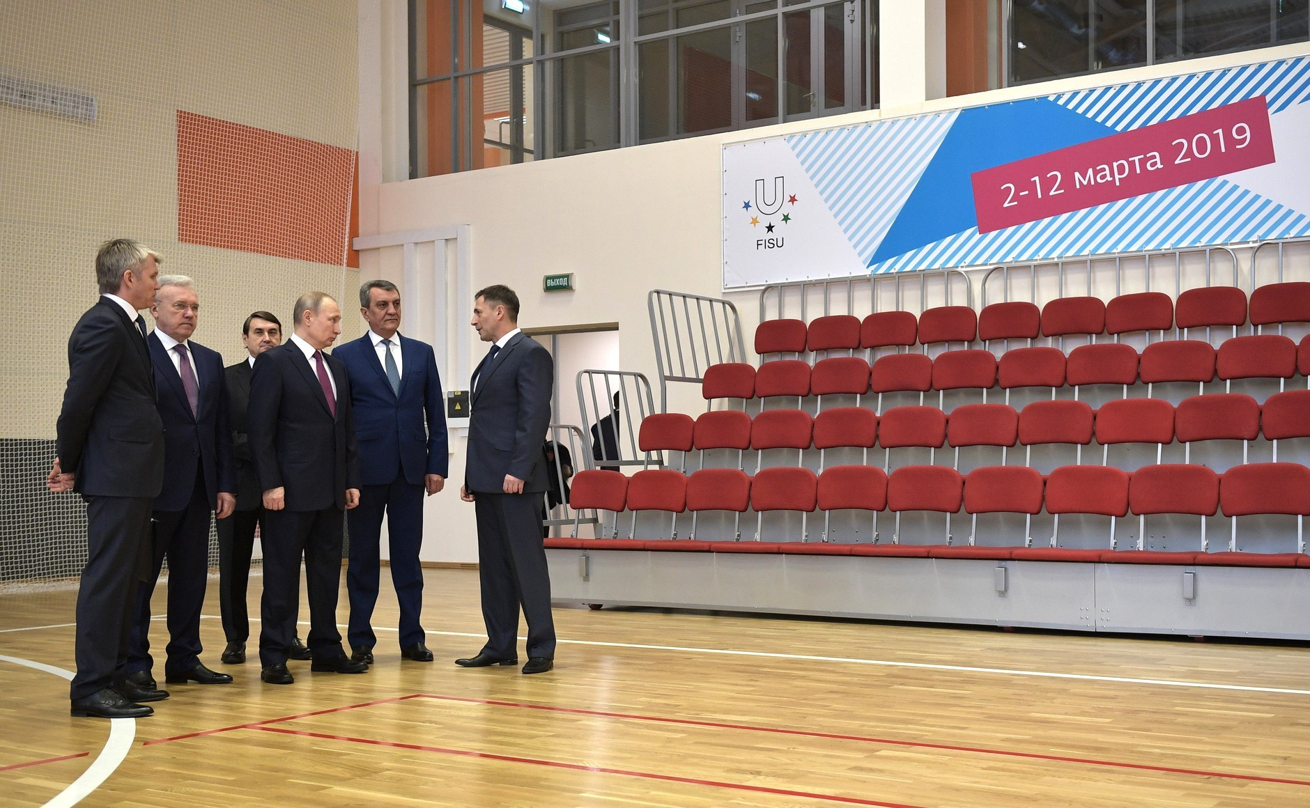 Vladimir Putin visited several Krasnoyarsk 2019 venues ©Kremlin.ru