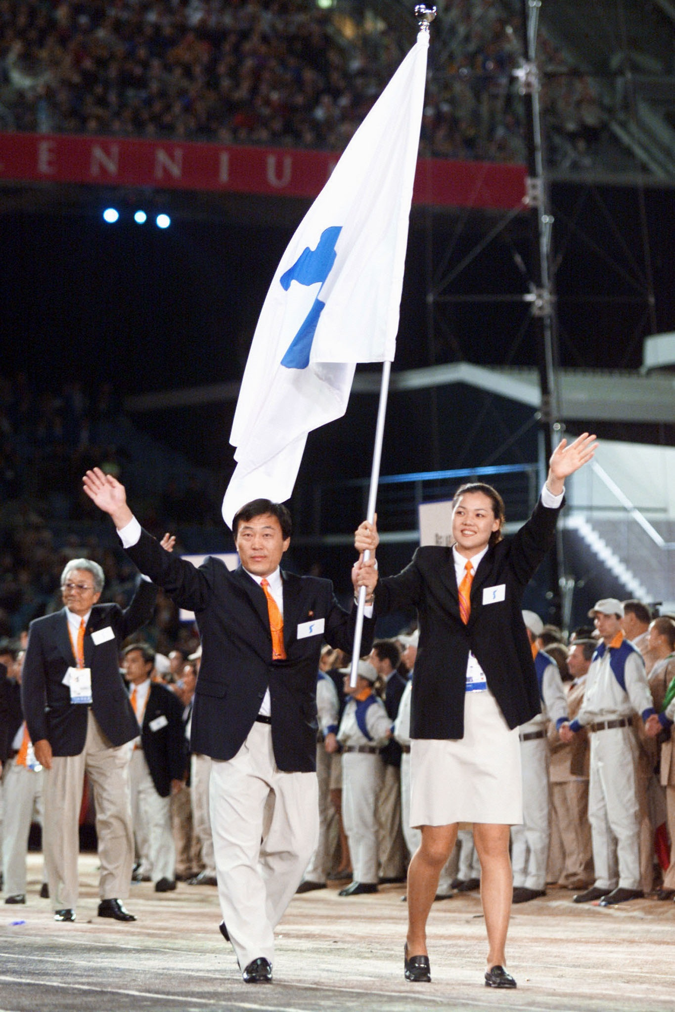 North and South Korea are set to march together at the Opening Ceremony of the Pyeongchang 2018 Winter Olympics, just as they did at the curtain raiser for the Sydney 2000 Games ©Getty Images