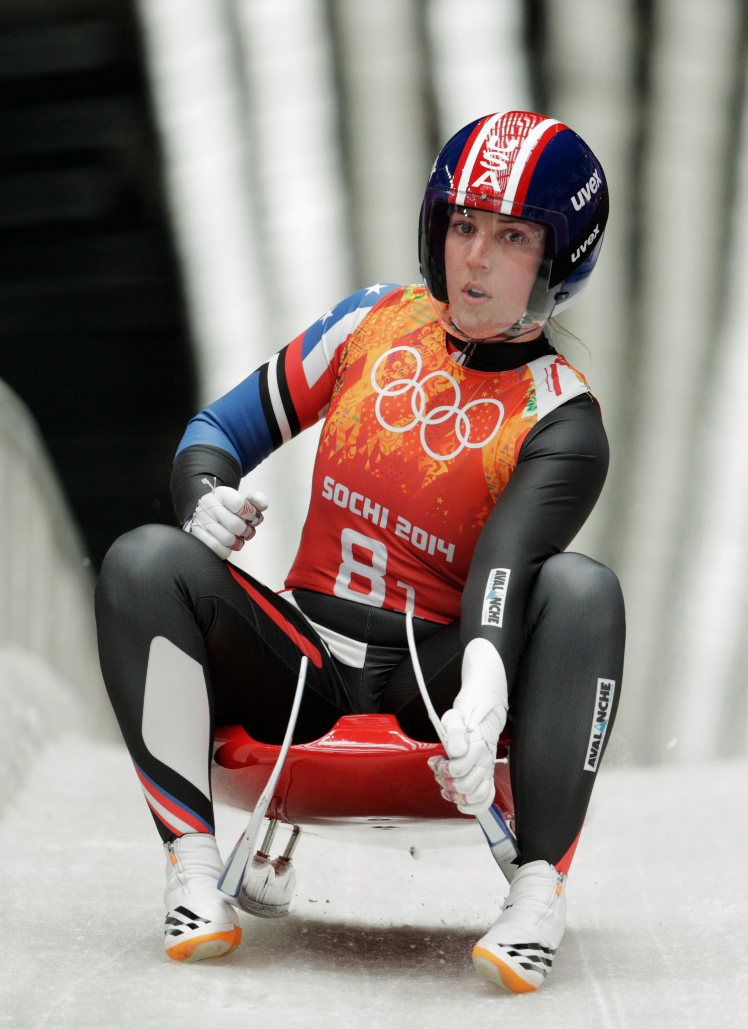 Erin Hamlin won an Olympic bronze medal at Sochi 2014 ©Getty Images