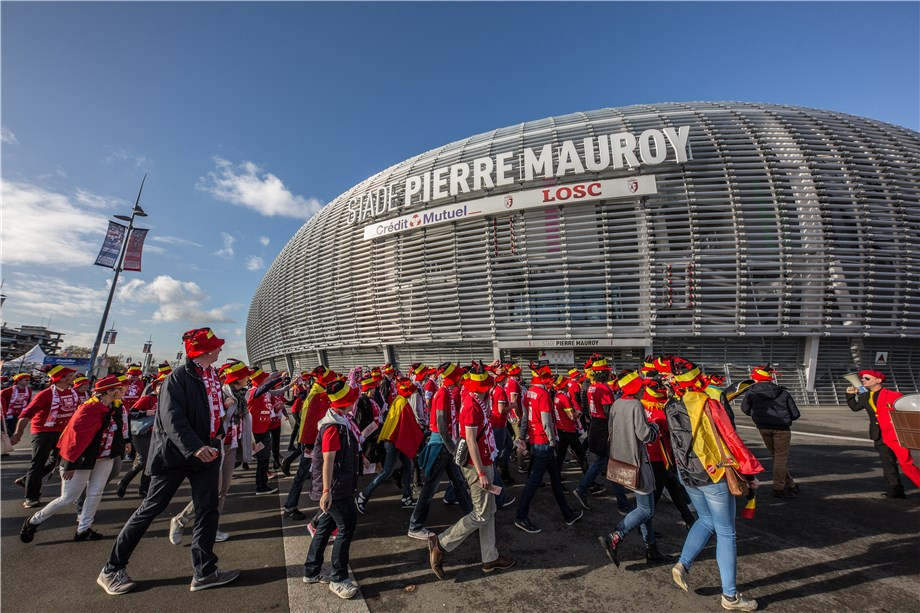 The Stade Pierre Mauroy is home to French football club Lille OSC ©FIVB